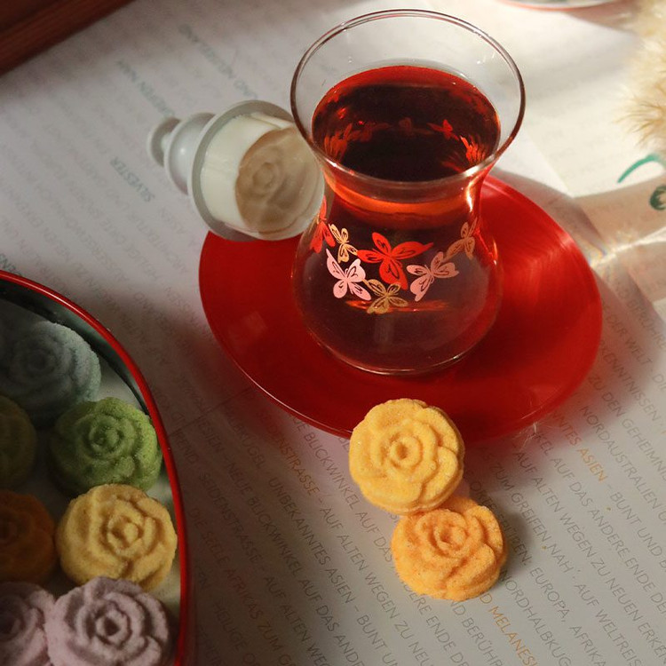 کاتر فشاری نبات مدل گل رز