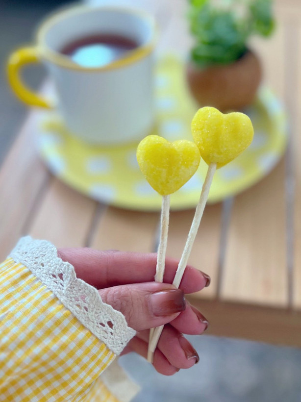 نی ابنبات چوبی ۱۵ سانتی متر سفید